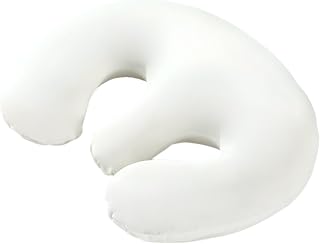 Generic Breast Pillow SPA Massage Chest Cushion Soft Portable Massage Breast Bolster Pillow Breast Support Pillow for Travel Sleeping, White