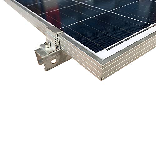 Conjunto de montagem de painel solar Smarkey, kit de suporte Z, 4 unidades ajustáveis