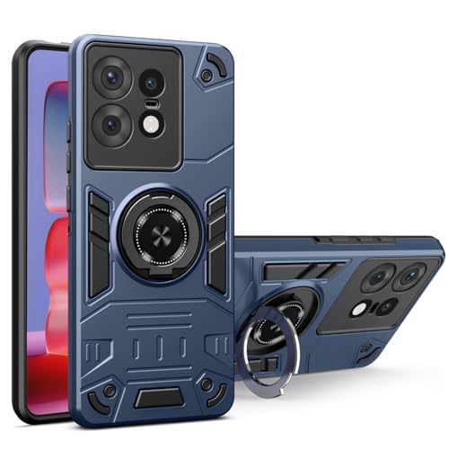 Coque Moto Edge 50 Pro 2024 antichoc de qualité militaire avec béquille