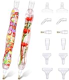 Praise V Do Diamond Painting Art Drill Accessories Pen Picker Tools Kit for Adult,5D Diamond Painting Bead Dotting Gem Dot Pen for Diamond Art Nail Art Flower Fruit