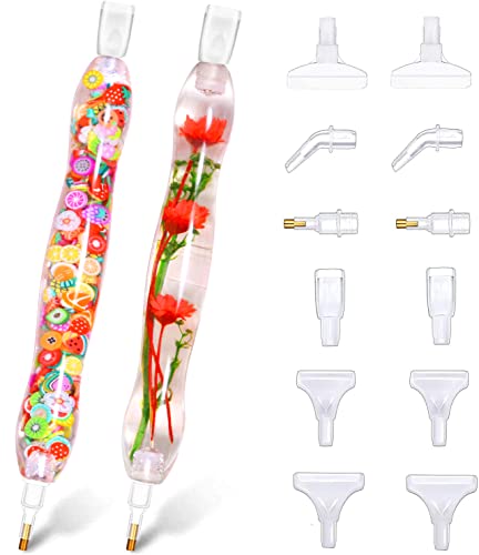 Praise V Do Diamond Painting Art Drill Accessories Pen Picker Tools Kit for Adult,5D Diamond Painting Bead Dotting Gem Dot Pen for Diamond Art Nail Art Flower Fruit
