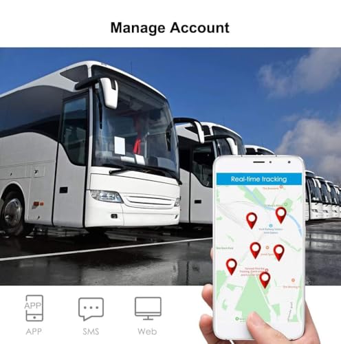 TKSTAR 4G GPS Tracker for Vehicles Hidden 10000mAh Car Tracker with Strong Magnet Real-time Anti-Theft Vehicle Tracking Device for Car/Motorcycle/Truck/Boat/Fleets-4G TK905B