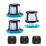 Nicever 3 Pack Repacement Filter Kit For Bissell Adapt Ion Stick Vacuum PowerLifter Cordless 2286 22862 2286A 2482 2387 3190A 31921, Compare To Part# 1616322, 1616323 and 1617684