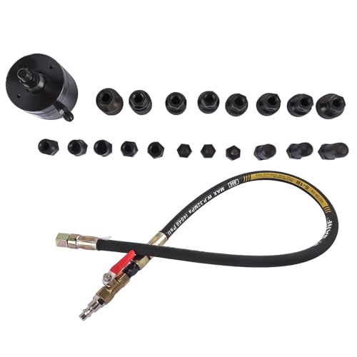 Bisenya 21 Pezzi Estrattore Pneumatico iniettori Diesel, Estrattore Pneumatico iniettori Diesel con Adattatore, estrattore iniettori Comune Rail CDI per Rimuovere Gli iniettori - 7