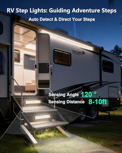 SZOKLED 58-LED Under Cabinet Lighting Wireless, RGB Motion Sensor Night Lights with Remote, 1100mAh Magnetic Under Cabinet Lights for Kitchen, Shelf, Stair, 15 Color (4 Pcs)