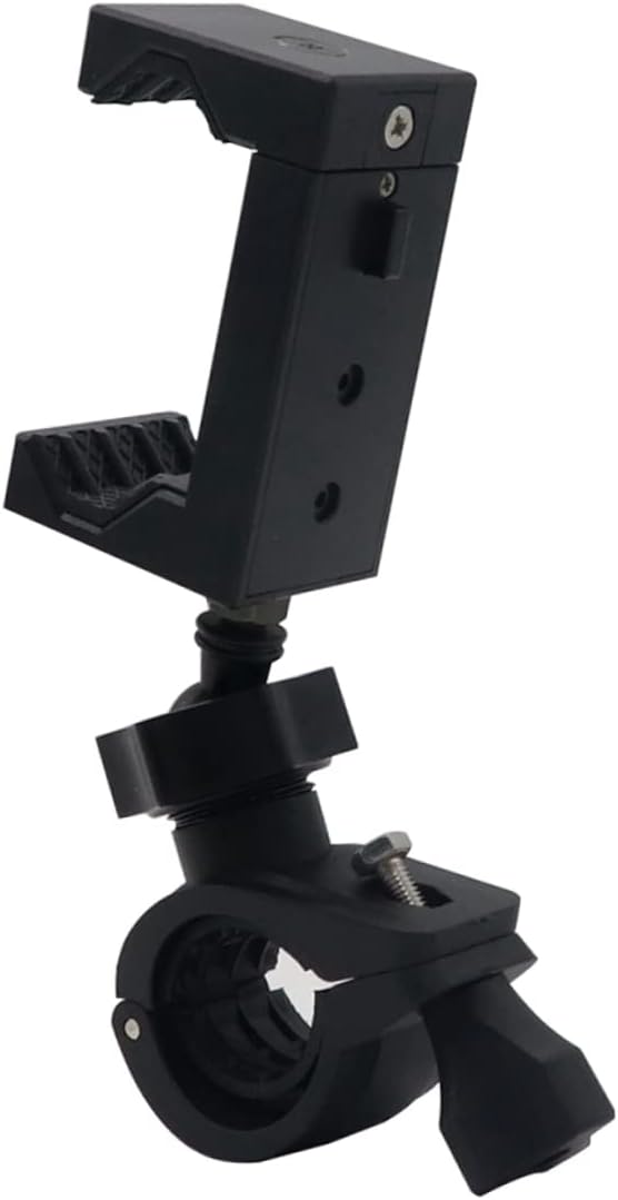 Ciieeo Multifunctional Motorcycle Bike Phone Holder Mount, ABS Black