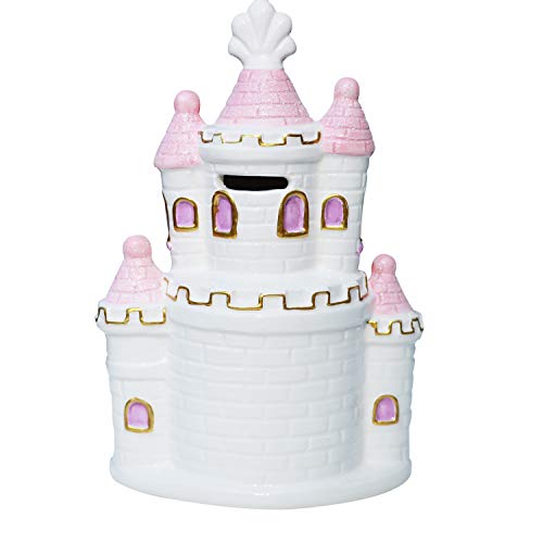 Large Piggy Bank For Girls, Kids Piggy Bank, Lovely Princess Castle Piggy Bnak For Kids Boys Adults, Great For Children's Birthday Or Home Decoration, Great Presents #TOP3