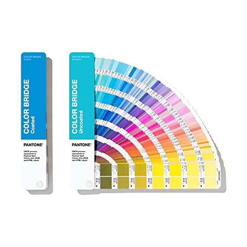 Pantone GP6102A Colour Bridge Guide Set Coated & Uncoated - Deux nuanciers portables organisés par ordre chromatique