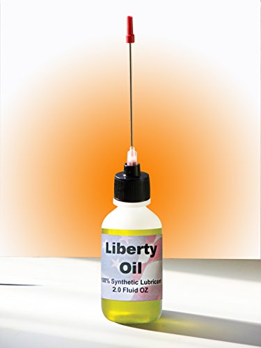Liberty Oil, 2oz Bottle of 100% Synthetic Oil Engineered to Lubricate Your Guns with Extra Long 3inch Needle Applicator
