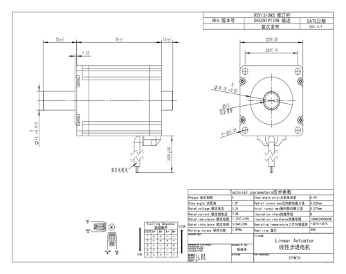Moteur Pas à Pas Nema23 Axe Creux pour Éliminer les Câbles Emmêlés - 4