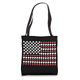 Sugar Glider 4th of July Paw Print Tote Bag