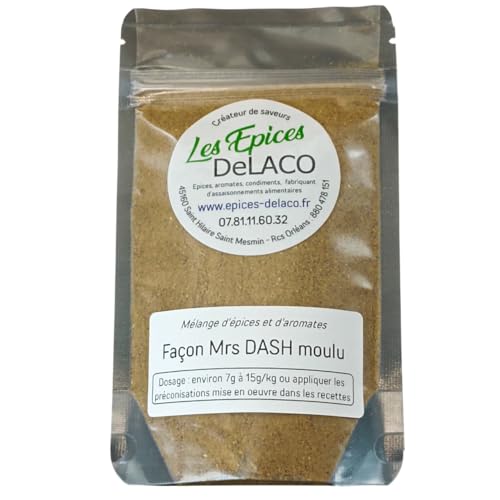 EPICES façon Mrs DASH MOULU 800g PRO ... mélanges d'épices, herbes, aromates, condiments, piments pour viandes, poissons, légumes, marinades, salades, barbecue - Les EPICES DeLACO