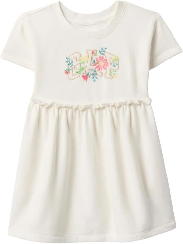 Gap Baby Girls' Short Sleeve Logo Knit Dress