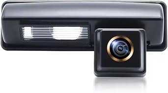 AHD/CVBS Car Rear View Cameras Fisheye Lens License Plate Lamp-Camera with RCA Cable & Vehicle Camera for Lexus IS300 IS200 ES300 ES330 GS400 GS430 HS250h/Toyota Aurion Camry XV40 CVBS-AHD