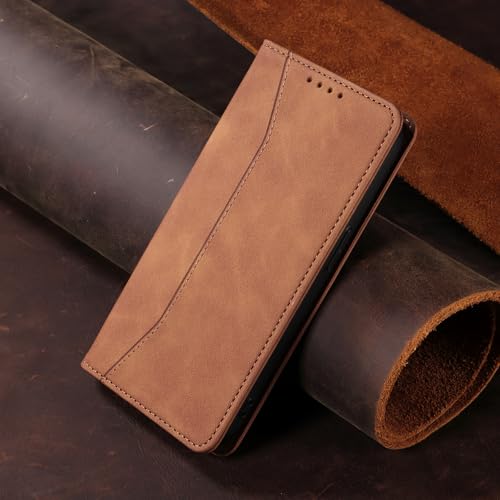 Étui portefeuille iPhone 17 Pro Max de protection durable et élégance marron - 6