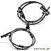 A-Premium ABS Wheel Speed Sensor Compatible with Mercedes-Benz Models - W163 Series ML350 2003-2005, ML500 2003-2005 - Front Driver and Passenger Side, 2-PC Set, Replace# 30220, A1635421918