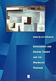 Government and Binding Theory and the Minimalist Program: Principles and Parameters in Syntactic Theory