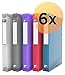 Produktbild Oxford hawai Heftbox A4, aus Kunststoff, transparent, 5 Farben, 6er Pack