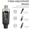 Depusheng T9 Wireless Microphone Transmitter Receiver Plug-on XLR Microphone Wireless System for Dynamic and Condenser Microphone Audio Mixer, PA System,with 48V Phantom Power #5