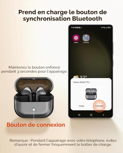 Boîtier de charge Buds 3 Pro pour remplacer un étui perdu - 4
