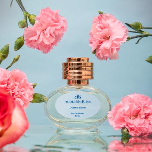 Image of Oceanic Bloom Eau De Parfum 50ML | Luxury Fragrance With Fresh Aquatic & Floral Notes For Women | Cruelty-Free Fragrance | Long-Lasting And Unique Scent | Luxury Gift For Her