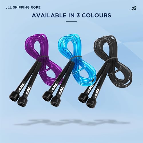 JLL Skipping Rope for Adults & Kids, Adjustable Jump Rope, 3m / 10ft Boxing Speed Rope for Gym Workout - Image 3