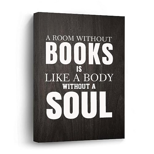 Impression sur toile citation inspirante cadeau idéal pour amoureux des livres