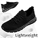 VXGGVX Mens Running Shoes Tennis Sneakers Gym Walking Slip On Lightweight Comfortable Fashion Running Shoes for Men Black Size 8