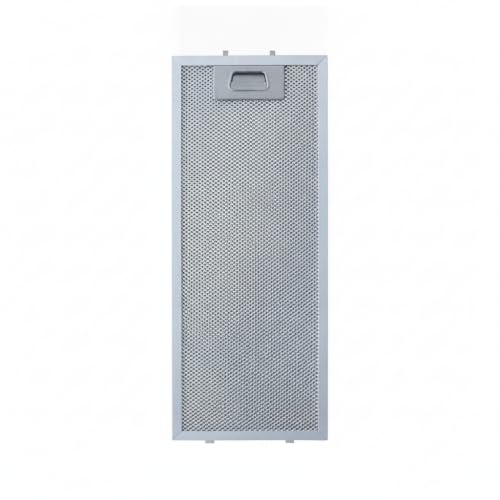 Filtro de grasa de aluminio para campana extractora de 204 x 490 mm, compatible con Orbegozo modelo 11126329, malla metálica de 5 capas para ventilación de ventilador de escape de cocina, color