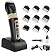 ShuBel Tondeuse Cheveux Hommes Professionnel, Tondeuse Barbe Homme, Rasoir Electriques Femme Sans Fil con 9 Peignes, Affichage LCD, Tondeuse a Cheveux, Rasoir Barbe Tondeuse Kit pour Enfants Famille