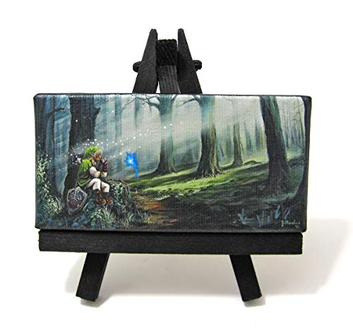 Legend of Zelda Mini Painting - A Song for Navi
