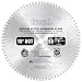 Freud LU77M010 10-Inch 80 Tooth TCG Thin Kerf Non-Ferrous Metal Cutting Saw Blade with 5/8-Inch Arbor