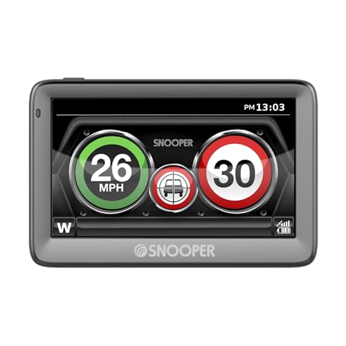 Snooper Blitzer-Detektor MySpeed XL G2 S5100 Plus Blitzer-Detektoren für Autos UK - Polizei-Radardetektoren für Autos - Auto Geschwindigkeitsbegrenzung Warngerät Schwarz