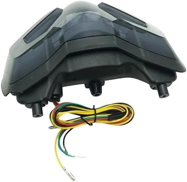 バイクのライト オートバイ リア テール ライト ナンバー プレート ブレーキ ランプ テールライト に適合するデューク 250 2 バイクの テールライト オートバイ用リアブレーキライト LEDブレーキストップテールライトシグナルインジケーター モト テールライト バイク ... バイクのテールブレーキライト LED一体型テールライト テールブレーキ ターンシグナルライト ムルティストラーダ V4S 1100