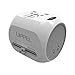 Produktbild LX7 Universal USB Travel Power Adapter Weltweite Internationale Cube Plug Adapter Für Großbritannien/EU/US/AU Über 150 Ländern Sicherheit Verschmolzen,White