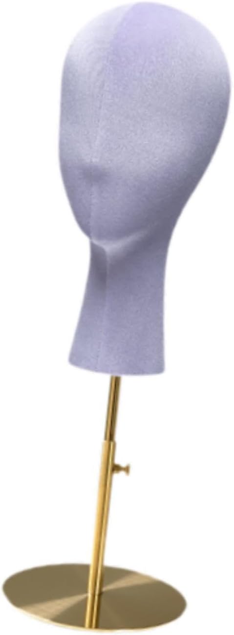 [koolsoo] マネキン ヘッド、ウィッグ ヘッド、帽子とウィッグのディスプレイ、スタイリングとディスプレイ用のファブリック ブ