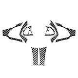 【Matériau de qualité supérieure】Fabriqué en plastique ABS de haute qualité, notre autocollant décoratif pour volant est léger, résistant à l'usure et à la corrosion. Boîtier en ABS robuste, résistant aux fissures et extrêmement durable. Protège la surface du volant des rayures, de la poussière, etc.