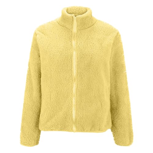 COTECRAM Womens Fuzzy Fleece Jacket 2024 Fall Winter Casual Long Sleeve Full Zip Sherpa Soft Warm Sweatshirt Coats Outwear3