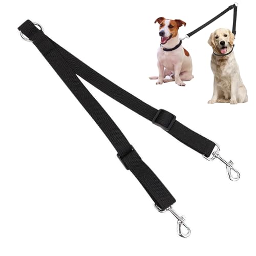 Lechisenop Doppelte Hundeleine für 2 Hunde