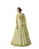 Indian Wear Anarkali Suit Party Wear Zoya 3 (Green, XS-36)