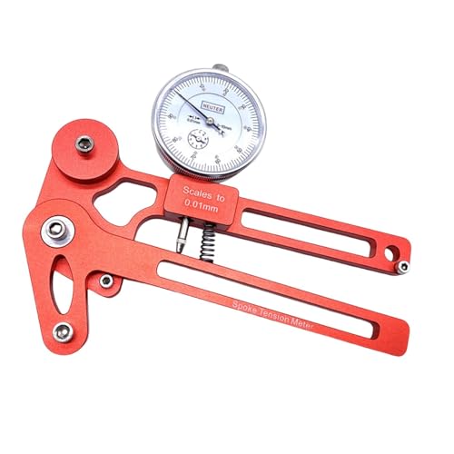 kowaku Mechanical Bicycle Spoke Tension Meter Repair Tool for Wheel Maintenance Scales to 0.01mm Sturdy Rim Truing Tool Accurate