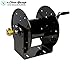 The Clean Garage Cox Custom High Pressure Hose Reel Black | Hand Crank | Up To 100' Hose