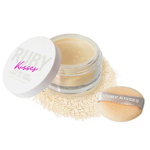 Ruby Kisses Instant Bake Undereye Powder - Vegan, Cruelty Free Powder For Brightening Eyes And Smudge-Free Makeup (Banana) #TOP2