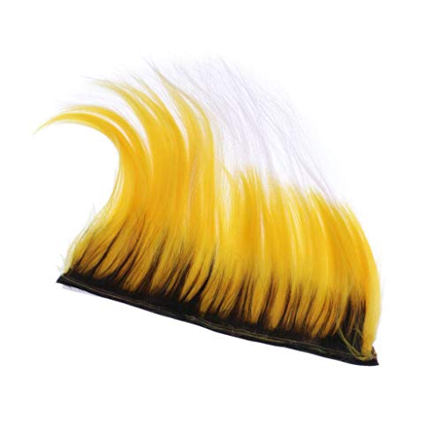 Homyl Adhésif pour Casque De Moto Mohawk, Décoration De Casque Sympa Et Accessoires - Rouge + Noir