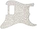 Fender Modern Pickguard, Single Humbucker Stratocaster, 11-Hole - White Moto