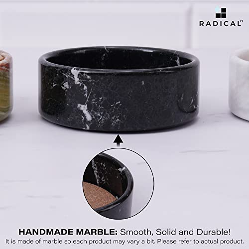 Radicaln Marble Wine Coasters 5.5" Inches Black Wine Bottle Coasters for Dining Table Bar, Gift, Wine Coaster - Image 4