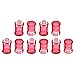 PATIKIL 5mm Emitting Diode Holder, 10 Pack LED Holder Clip Mounting Bracket Socket Cap for Lamp Bulb Bezel Mount Panel LED Display, Red