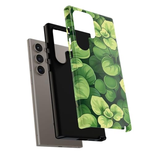Coque antichoc microgreens vert Samsung S24 Ultra pour stopper les rayures de l'écran
