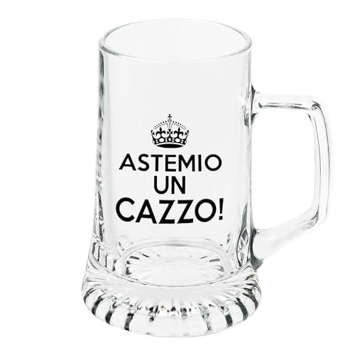 Boccale da birra astemio un caxxo idea regalo divertente - immagine 3